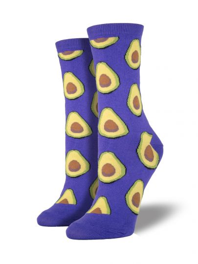 Avocado sokken paars