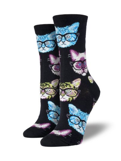 Kattenkopjes sokken