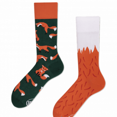 Rode vossen sokken